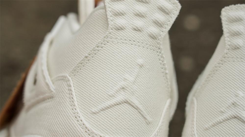 PK God Jordan 4 Retro Levi''s White RETAIL MATERIALS READY TO SHIP